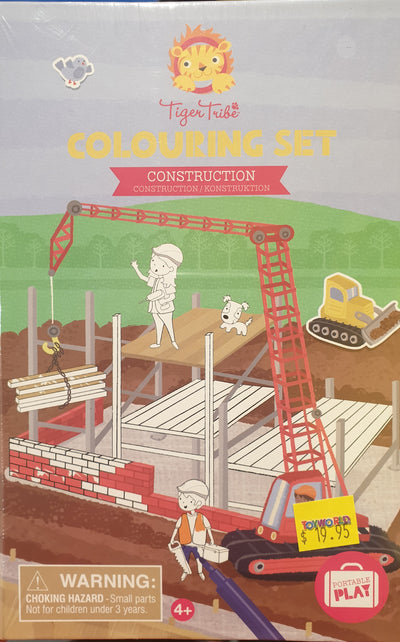 TIGER TRIBE - COLOURING SET CONSTRUCTION | Tiger Tride | Toyworld Frankston