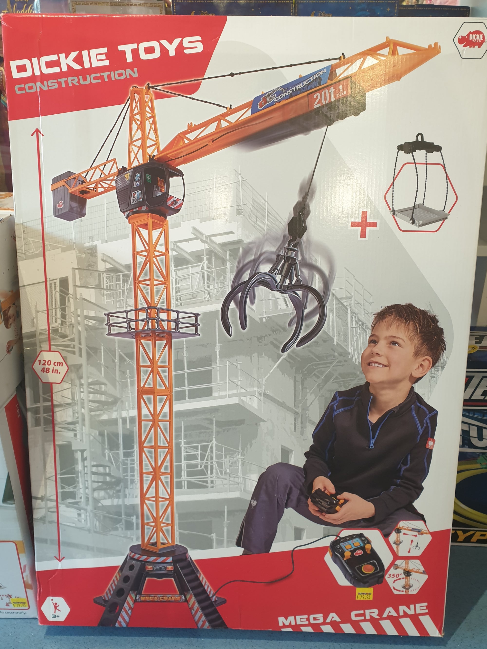 Dickie Toys Discovery Kids Construction Crane Set DICKIE MEGA