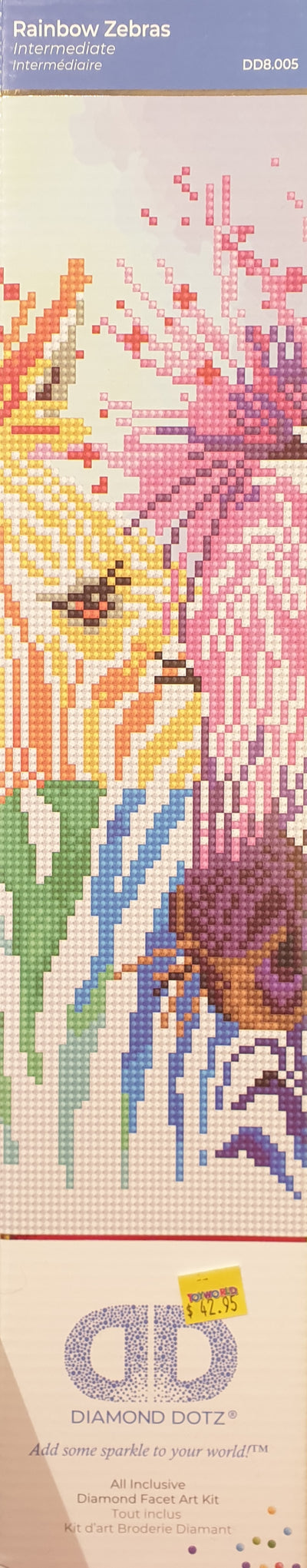 RAINBOW ZEBRAS | DIAMOND DOTZ | Toyworld Frankston
