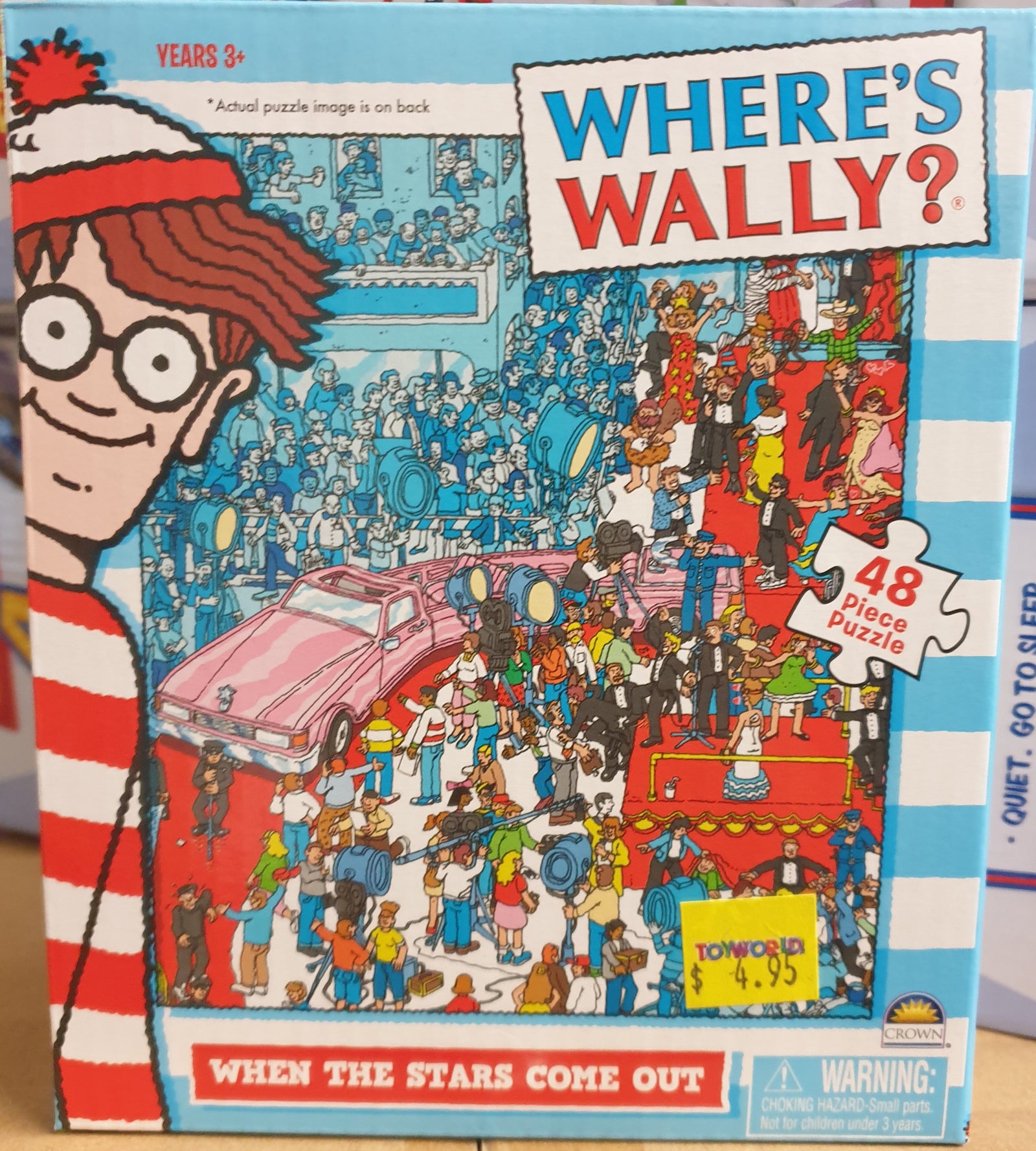CROWN - WHERES WALLY - WHEN THE STARS COME OUT 48 PIECE PUZZLE - Toyworld Frankston