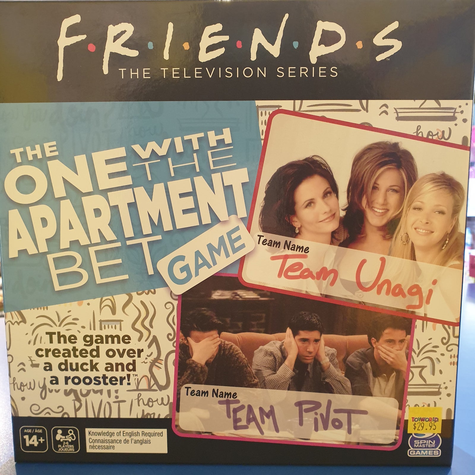 FRIENDS THE ONE WITH THE APARTMENT BET GAME - Toyworld Frankston