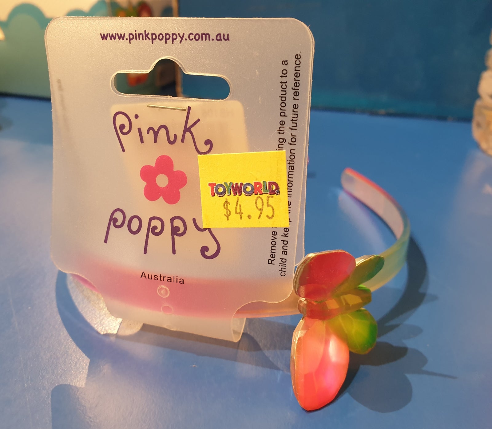 PINK POPPY RAINBOW FANTASY HEADBAND - Toyworld Frankston