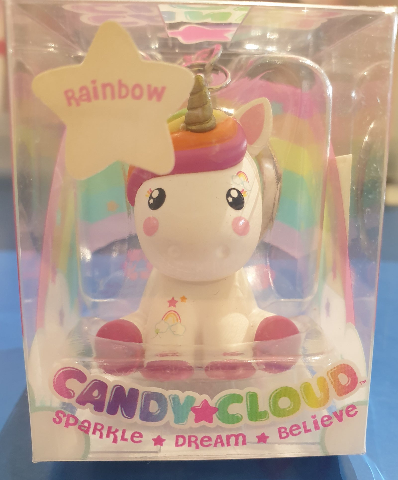 CANDY CLOUD KEYCHAIN RAINBOW - Toyworld Frankston