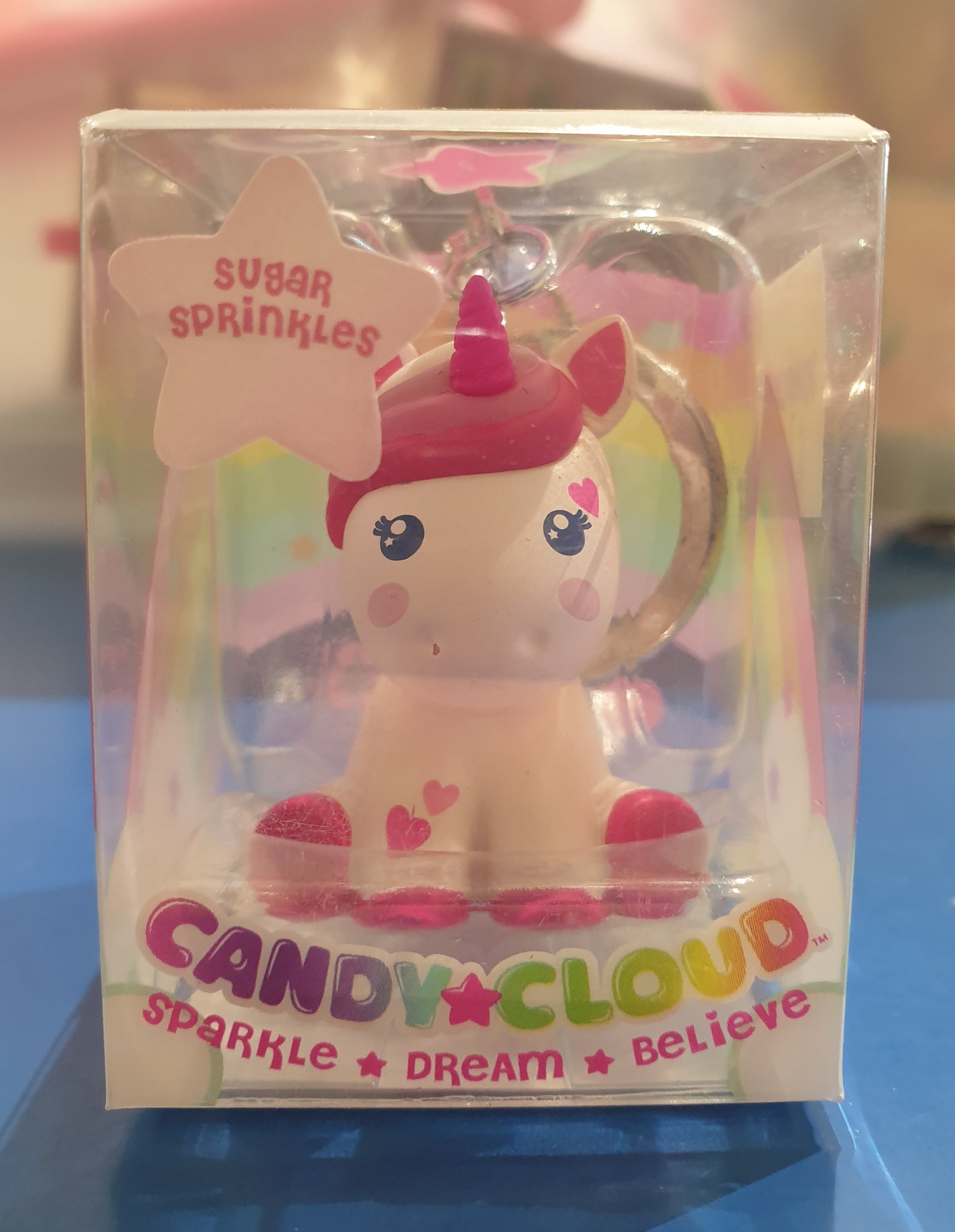 CANDY CLOUD KEYCHAIN SUGAR SPRINKLES - Toyworld Frankston