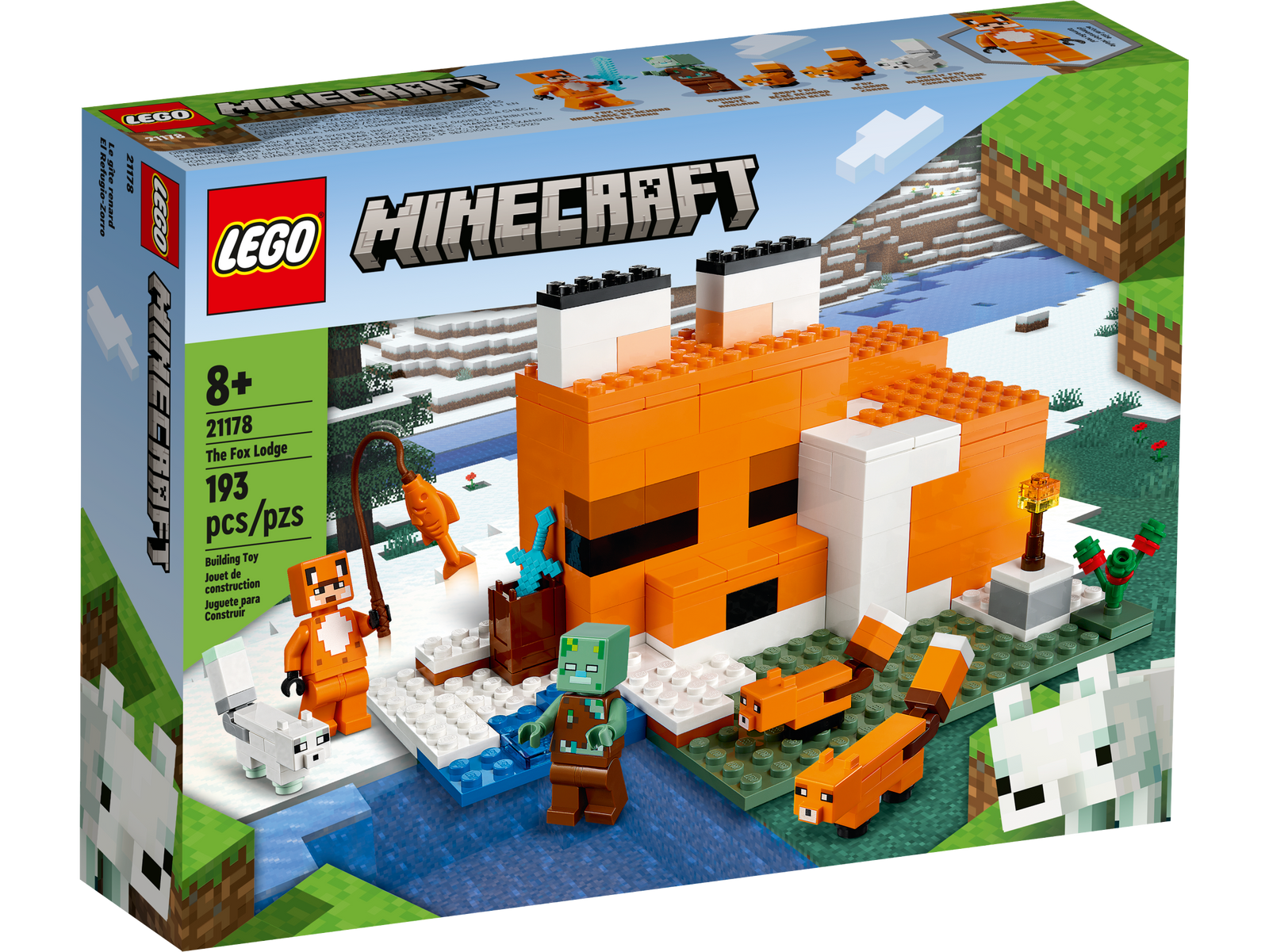 LEGO 21178 MINECRAFT FOX - EMBARGOED - Toyworld Frankston