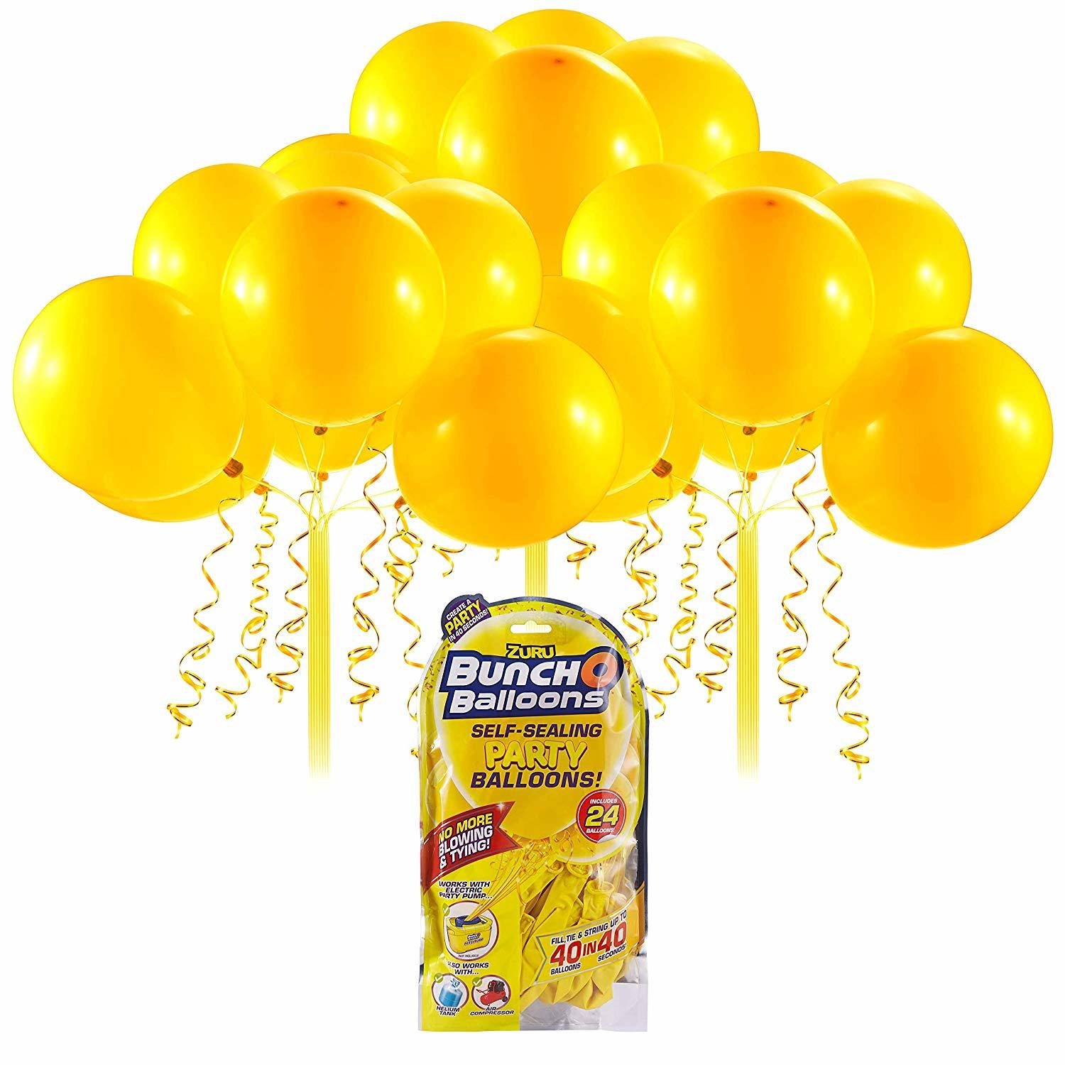 ZURU BUNCH O BALLOONS SELF SEALING PARTY BALLOONS 24 PACK YELLOW - Toyworld Frankston