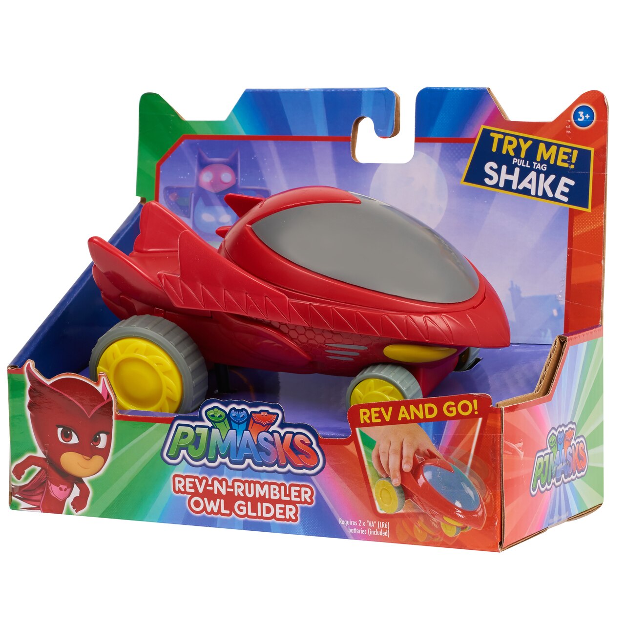 PJ MASKS REV-N-RACERS RED - Toyworld Frankston