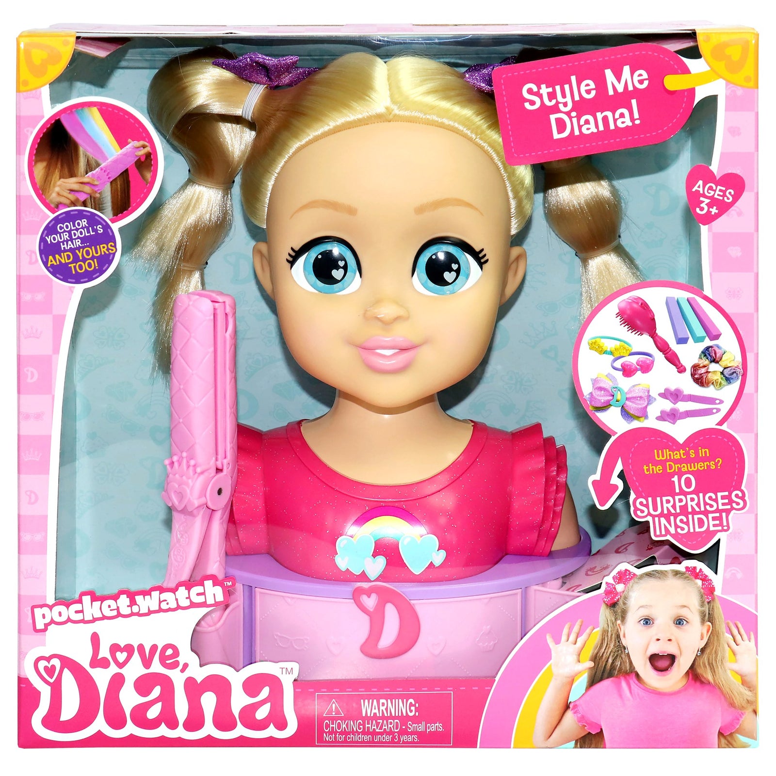 LOVE DIANA DELUXE STYLING HEAD - Toyworld Frankston