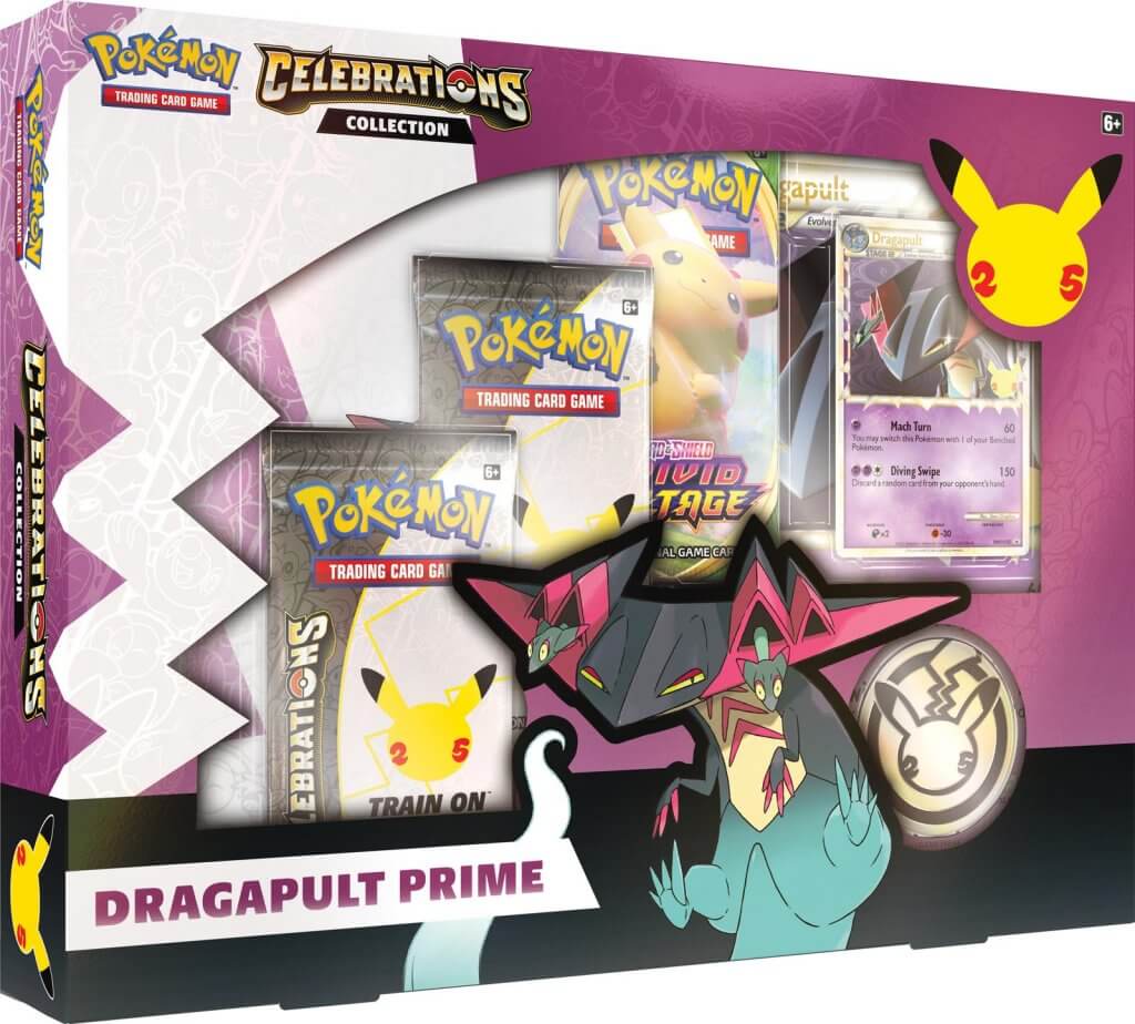 POKEMON TCG - CELEBRATIONS COLLECTION - DRAGAPULT PRIME - Toyworld Frankston