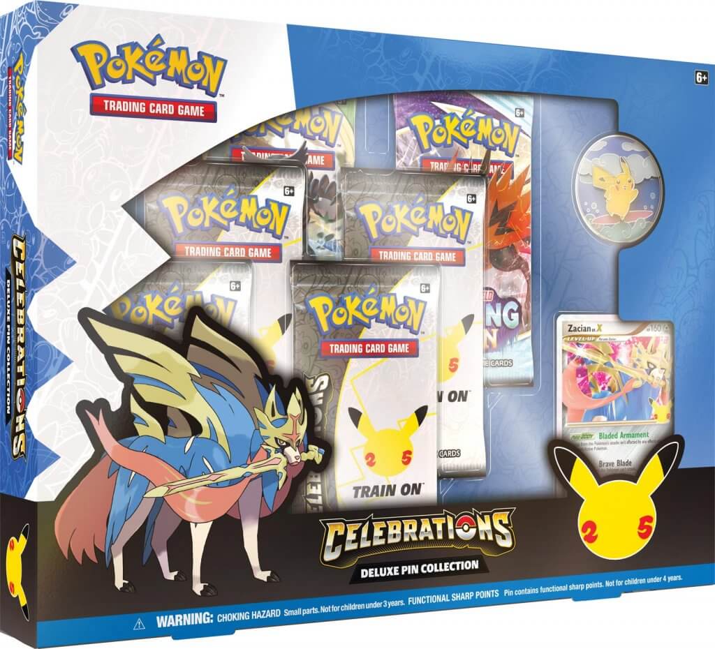 POKEMON TCG - CELEBRATIONS COLLECTION - DELUXE PIN COLLECTION - Toyworld Frankston