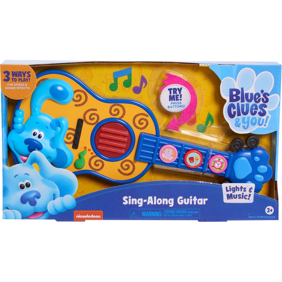 BLUES CLUES & YOU! SING-ALONG GUITAR - Toyworld Frankston