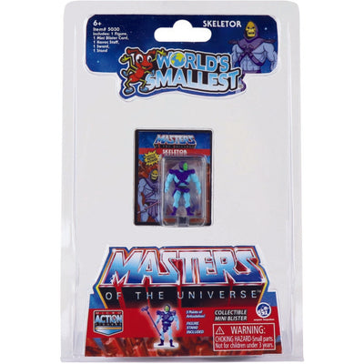 WORLDS SMALLEST MASTERS OF THE UNIVERSE MICROACTION FIGS ASSORTED - Toyworld Frankston