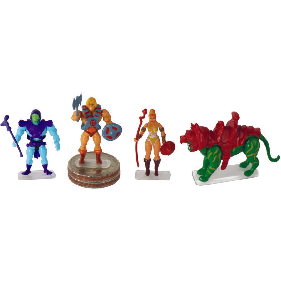 WORLDS SMALLEST MASTERS OF THE UNIVERSE MICROACTION FIGS ASSORTED - Toyworld Frankston