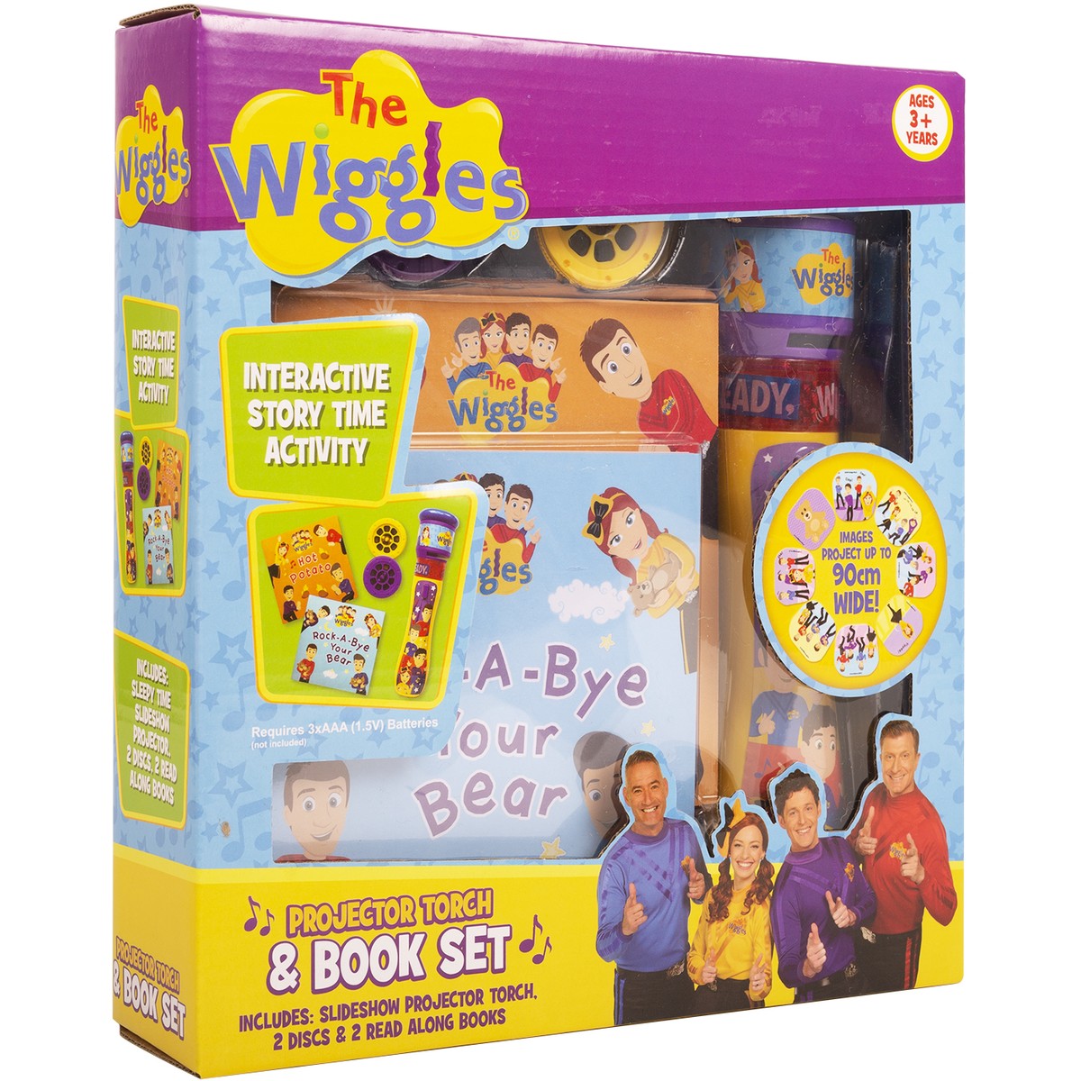 THE WIGGLES PROJECTOR TORCH AND BOOK SET - Toyworld Frankston