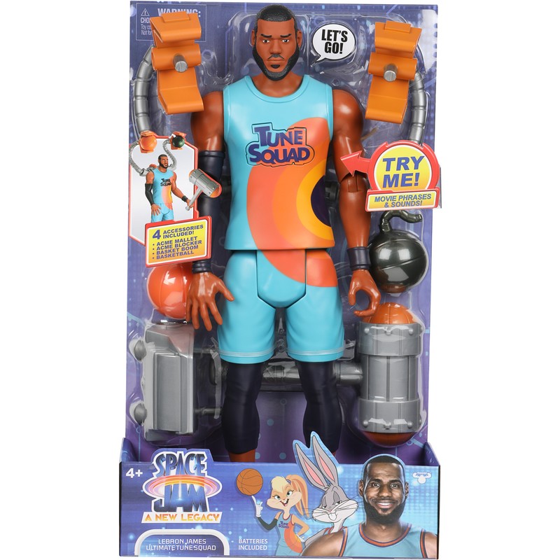 SPACE JAM DELUXE LEBRON JAMES BIG FIGURE - Toyworld Frankston