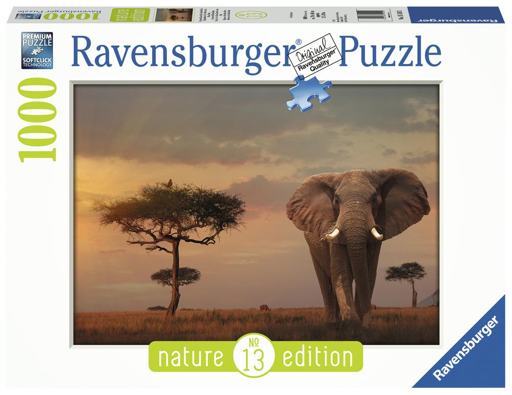 RBURG ELEPHANT OF THE MASSAI MARA 1000PC PUZZLE - Toyworld Frankston