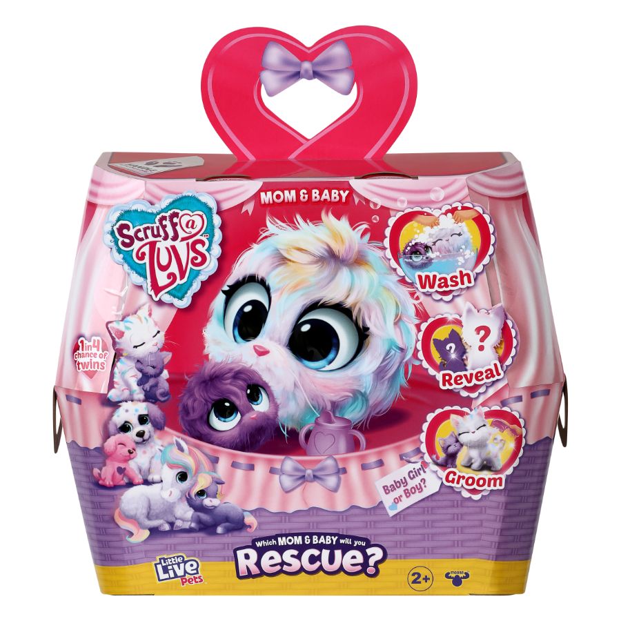 SCRUFF-A-LOVE MOM AND BABY - Toyworld Frankston