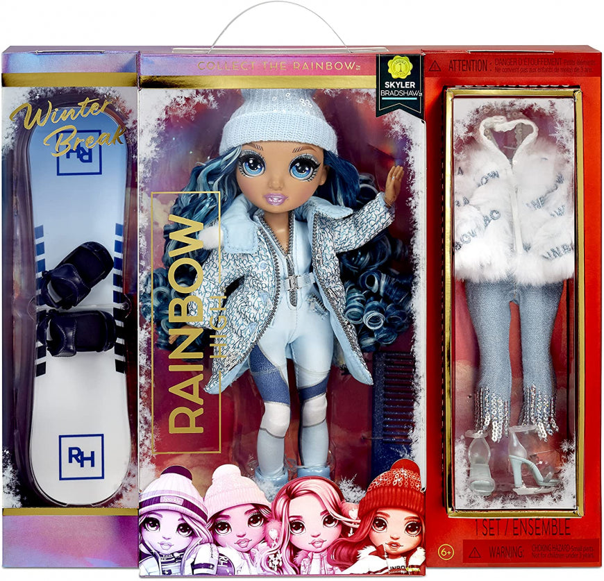 RAINBOW HIGH FASHION WINTER BREAK DOLL - SKYLER BRADSHAW - Toyworld Frankston