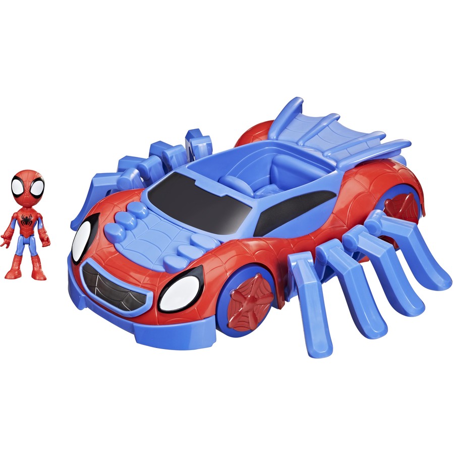 SPIDEY AND HIS AMAZING FRIENDS : 2 IN 1 WEB-CRAWLER - Toyworld Frankston