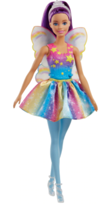 BARBIE FAIRYTALE FAIRY - PURPLE HAIR - Toyworld Frankston