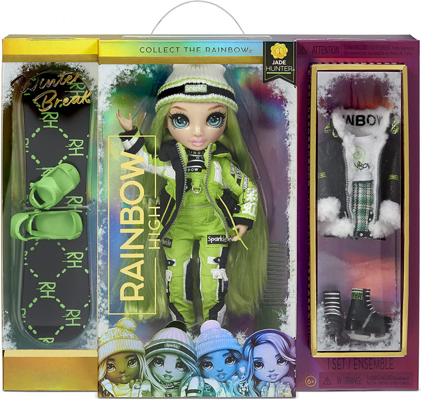 RAINBOW HIGH FASHION WINTER BREAK DOLL - JADE HUNTER - Toyworld Frankston