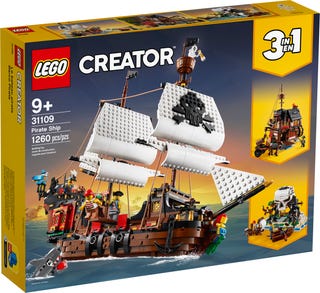 LEGO 31109 PIRATE SHIP - Toyworld Frankston