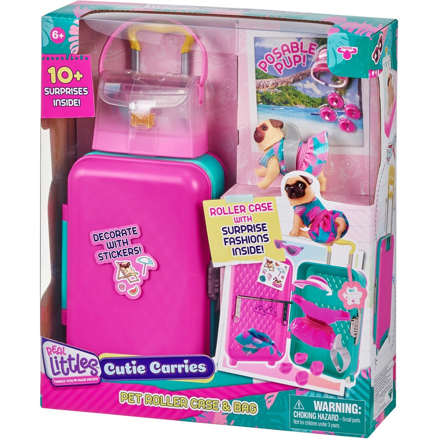 REAL LITTLES CUTIE CARRIES PET ROLLER AND CASE - Toyworld Frankston