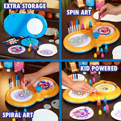 CRAYOLA SPIN & SPIRAL ART STATION DELUXE