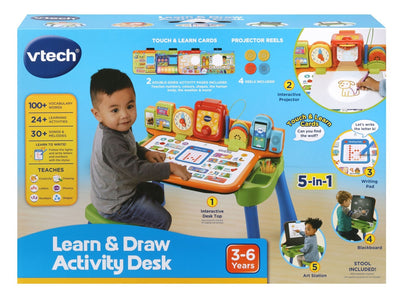 VTECH LEARN AND DRAW ACTIVITY DESK