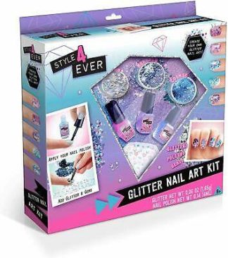 STYLE 4 EVER: GLITTER NAIL ART KIT - Toyworld Frankston