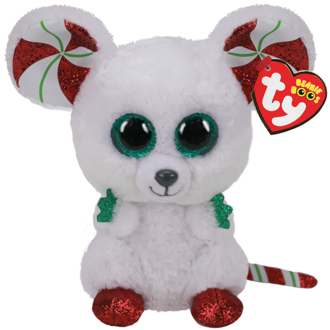 BEANIE BOO REGULAR XMAS MOUSE - CHIMNEY - Toyworld Frankston