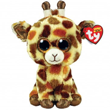 BEANIE BOOS REG - STILTS GIRAFFE TAN - Toyworld Frankston