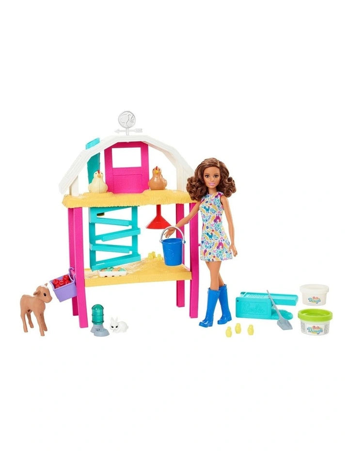 Barbie farm set best sale