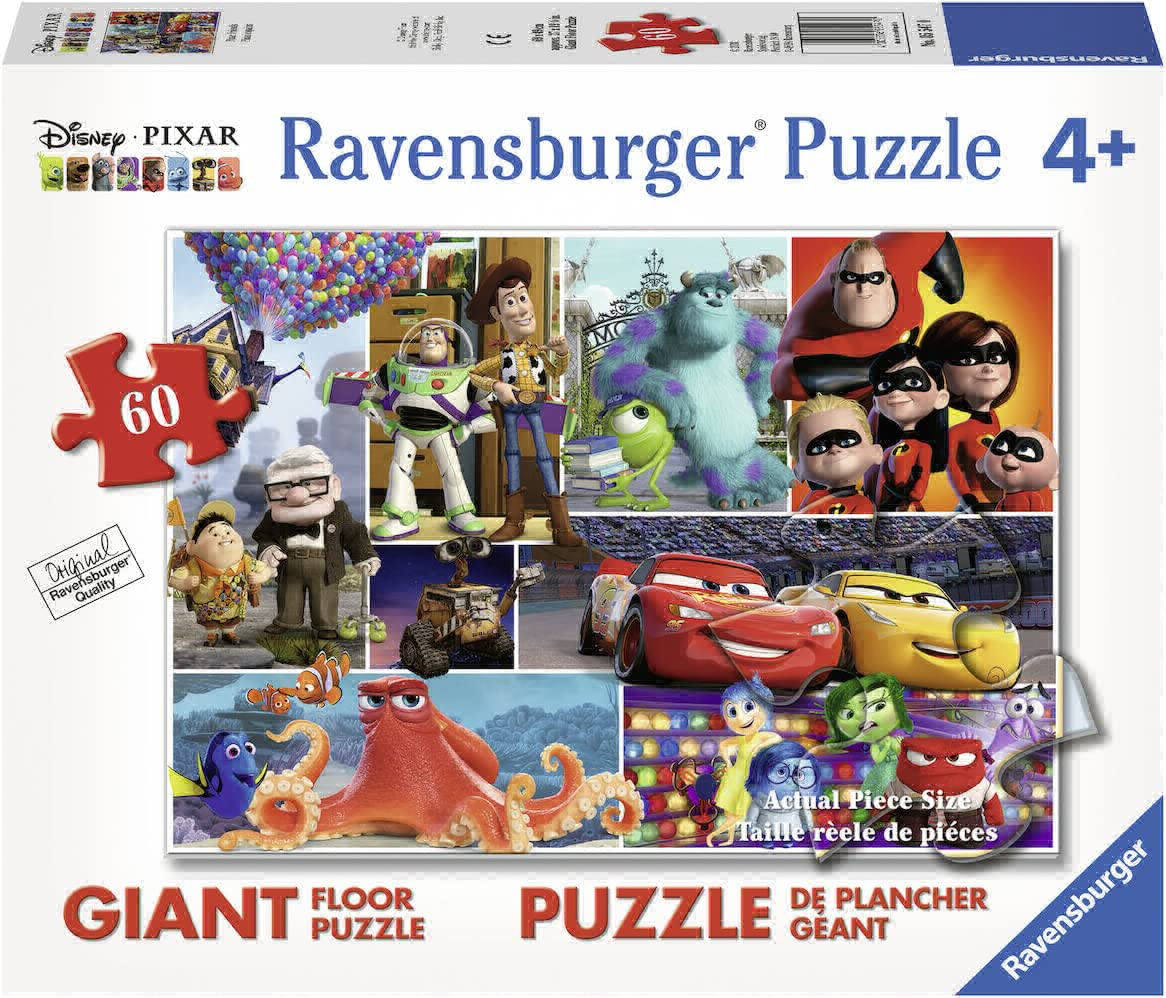 RBURG - PIXAR FRIENDS GIANT FLOOR 60PC - Toyworld Frankston