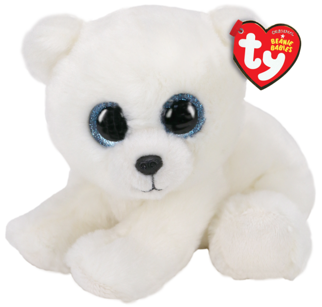 TY BEANIE BOOS REGULAR ARI POLAR BEAR - Toyworld Frankston