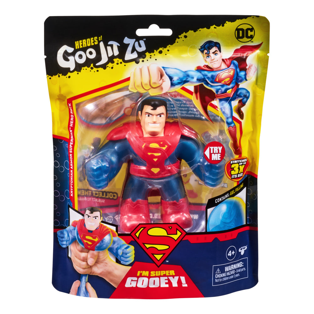 HEROES OF GOO JIT ZU DC S3 KRYPTONIAN ARMOR SUPERMAN - Toyworld Frankston