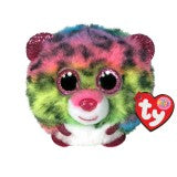 TY BEANIE BALLS - DOTTY - MULTICOLOUR LEOPARD - Toyworld Frankston