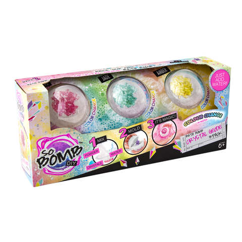 SO BOMB DIY - BATH BOMB CRYSTAL GEODE - Toyworld Frankston