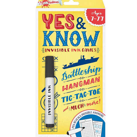 INKREDIBLES INVISIBLE INK YES & KNOW 7-77 - Toyworld Frankston