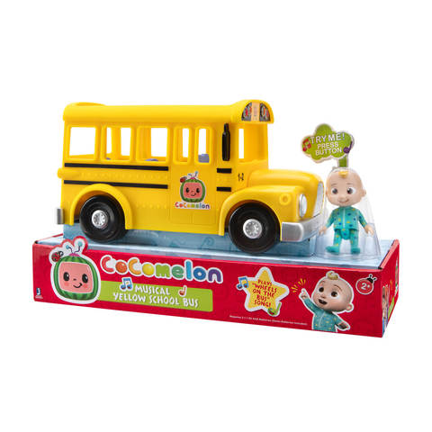 COCOMELON MUSICAL YELLOW SCHOOL BUS - Toyworld Frankston