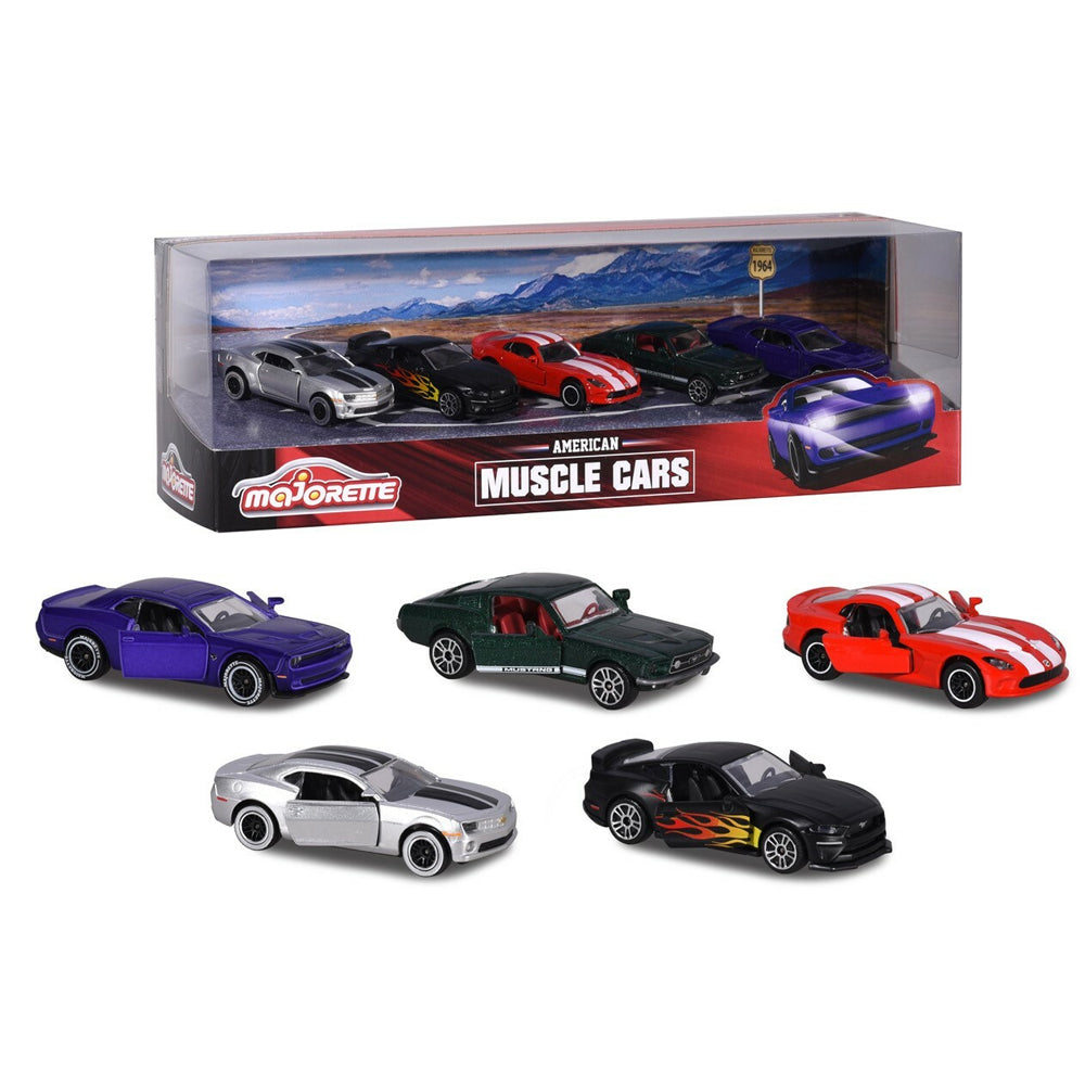 MUSCLE CARS 5PCE GIFTPACK - Toyworld Frankston