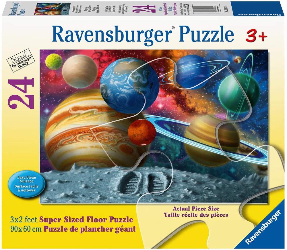 RAVENSBURGER - STEPPING INTO SPACE 24 PC PUZZLE - Toyworld Frankston