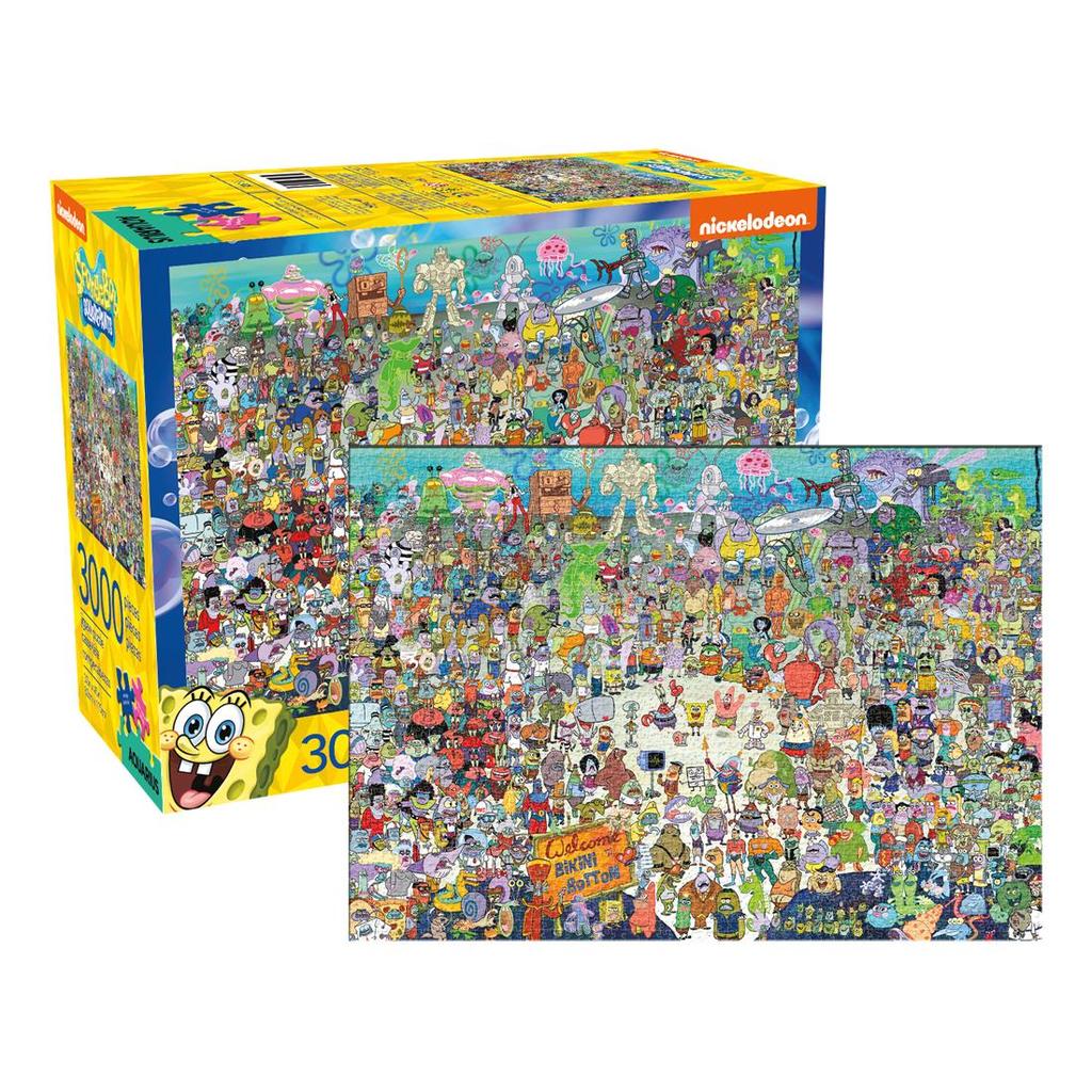 SPONGEBOB SQUAREPANTS 3000 PC PUZZLE - Toyworld Frankston