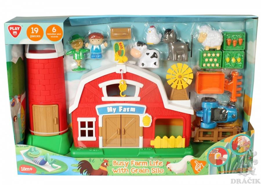 BUSY FARM LIFE WITH GRAIN SILO - Toyworld Frankston