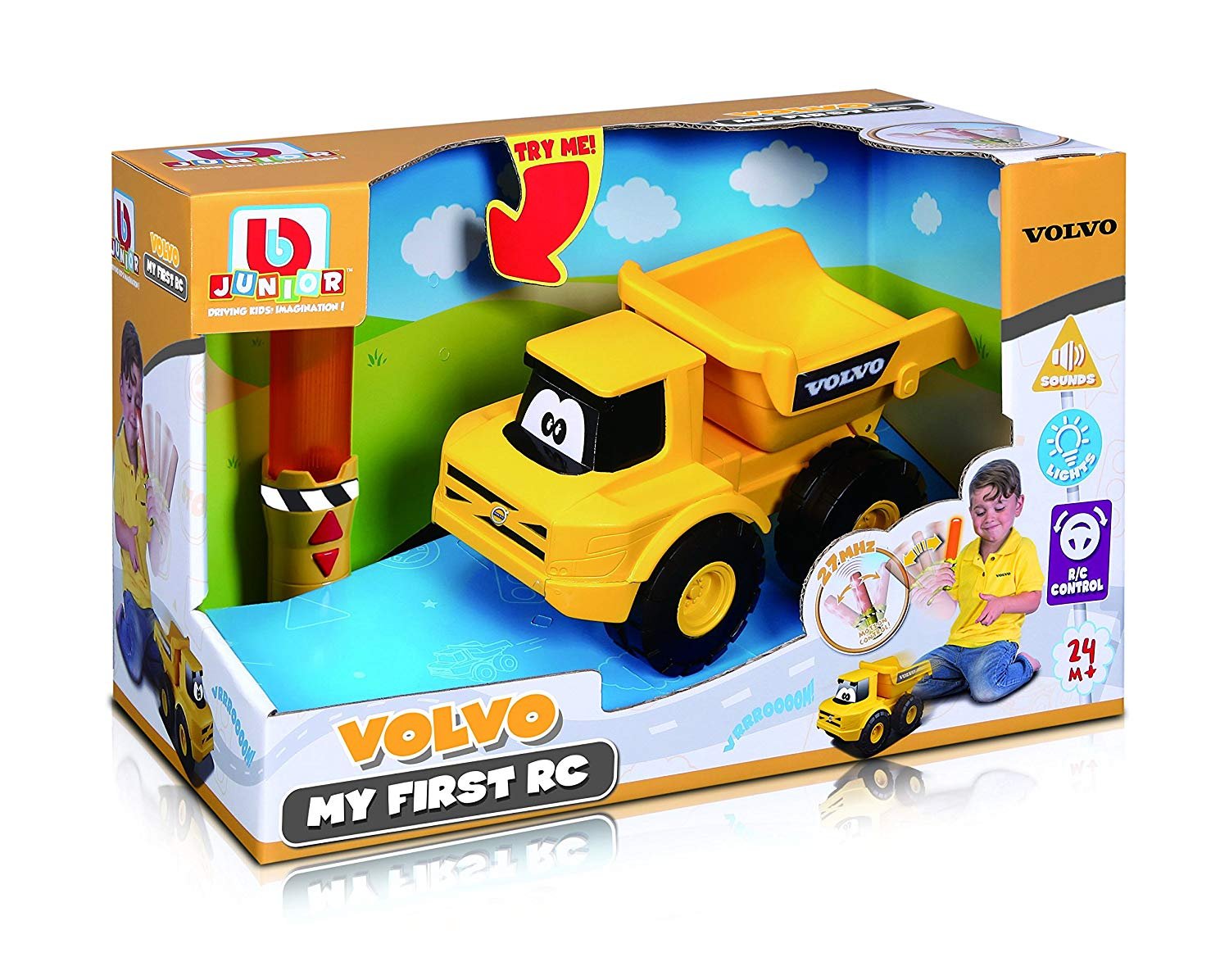 BBJ VOLVO MY FIRST RC DUMP TRUCK - Toyworld Frankston
