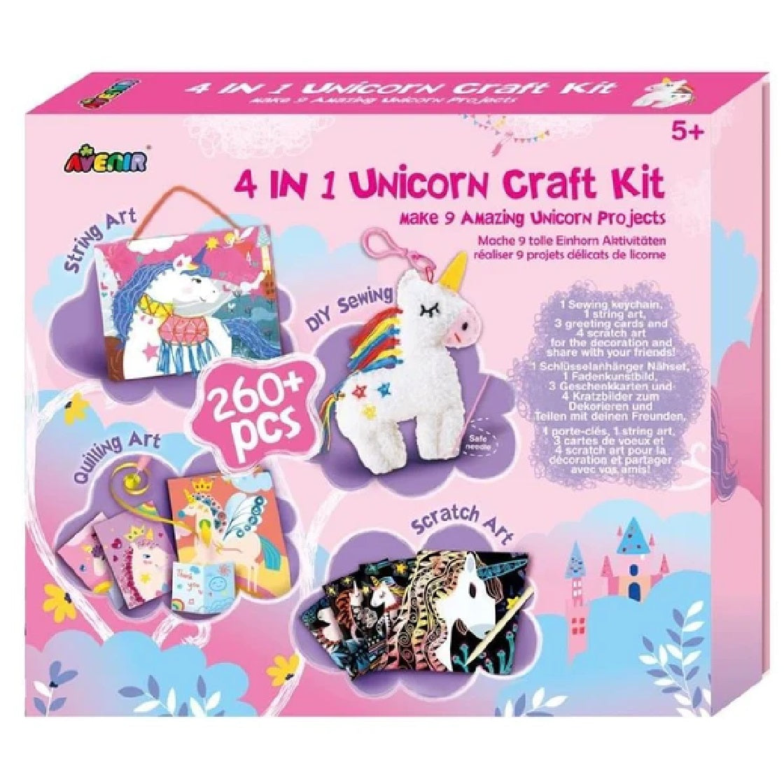 AVENIR - 4 IN 1 UNICORN CRAFT KIT - Toyworld Frankston