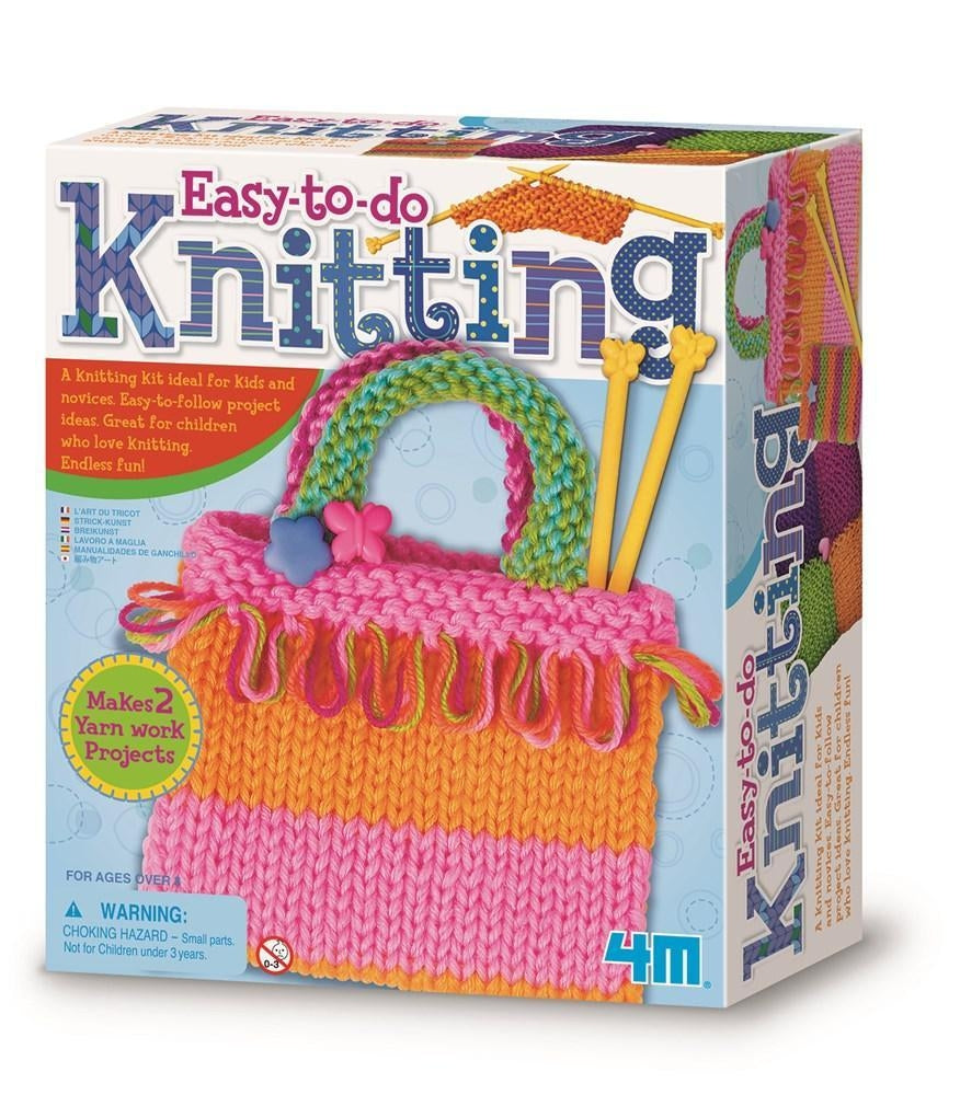 4M - EASY TO DO - KNITTING ART - Toyworld Frankston