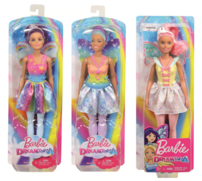 BARBIE FAIRYTALE FAIRY - PURPLE HAIR - Toyworld Frankston
