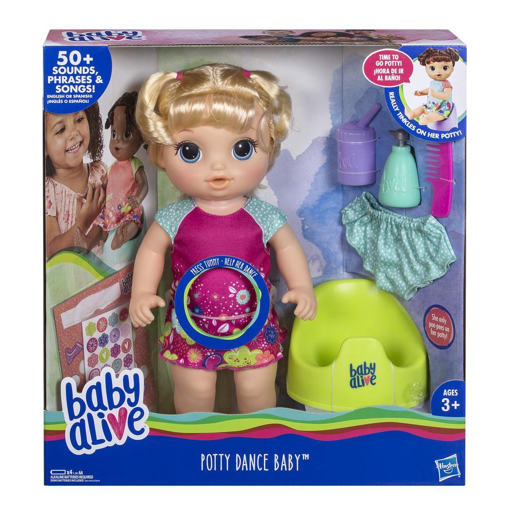 BABY ALIVE POTTY DANCE BABY BLONDE - Toyworld Frankston