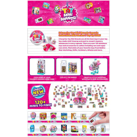 MINI BRANDS 5 SURPRISE TOY SERIES 2 - Toyworld Frankston